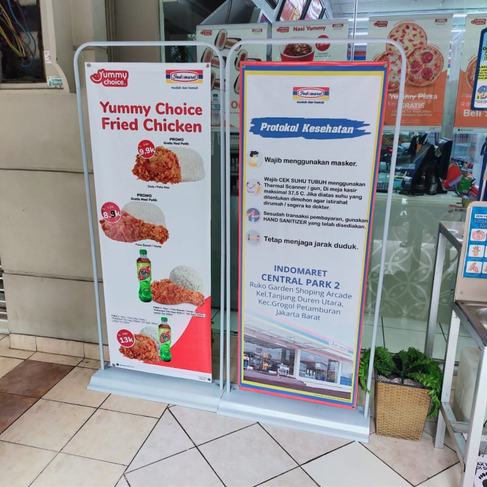 

DOORFRAME STAND PROMOSI BESI 1 SISI UK 60X160 KW1/DOORFRAME BANNER