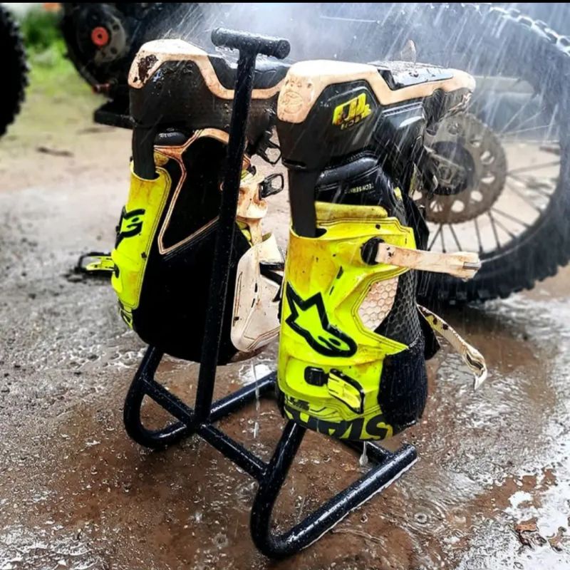 Boots Wash Stand Cross Tempat Cuci Sepatu Trail Dan Helm