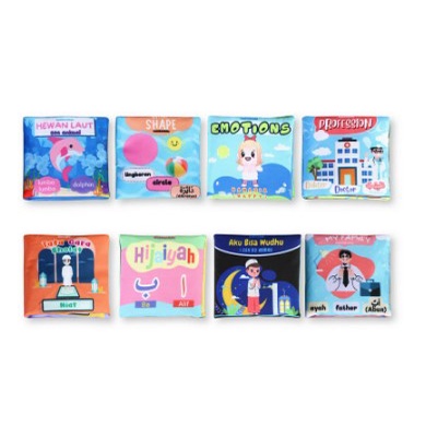 

Buku Gambar Untuk Belajar Mengenal Lingkungan Kain Soft Book