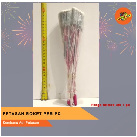 KEMBANG API FLASING PEGA 10 PCS/PETASAN ROKET