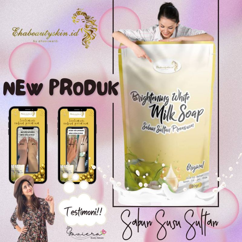 READY STOK SABUN SULTAN EHABEAUTY || SABUN SUSU SEREH