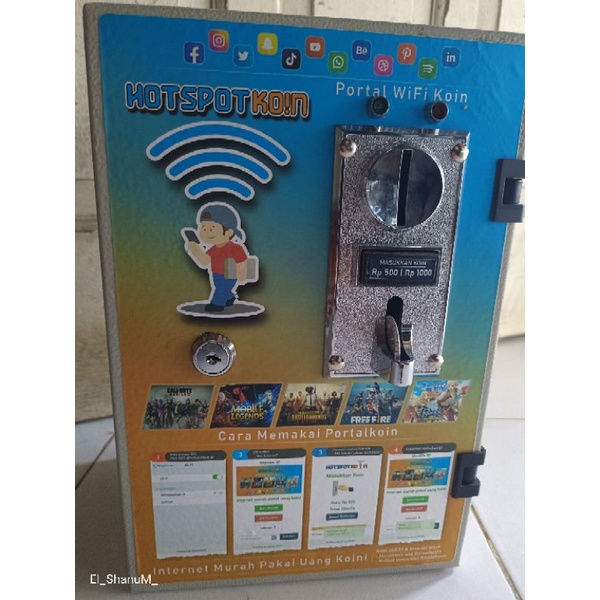 Wifi koin Mesin Wifi Multi