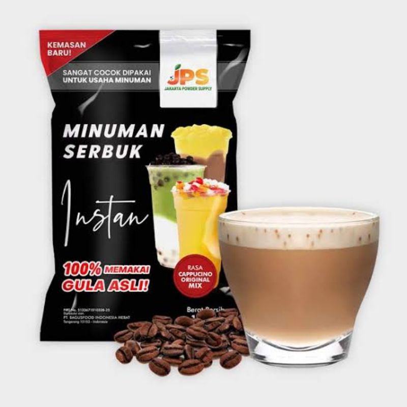 

JPS bubuk minuman Cappucino mix gula 1 kg di denpasar bali