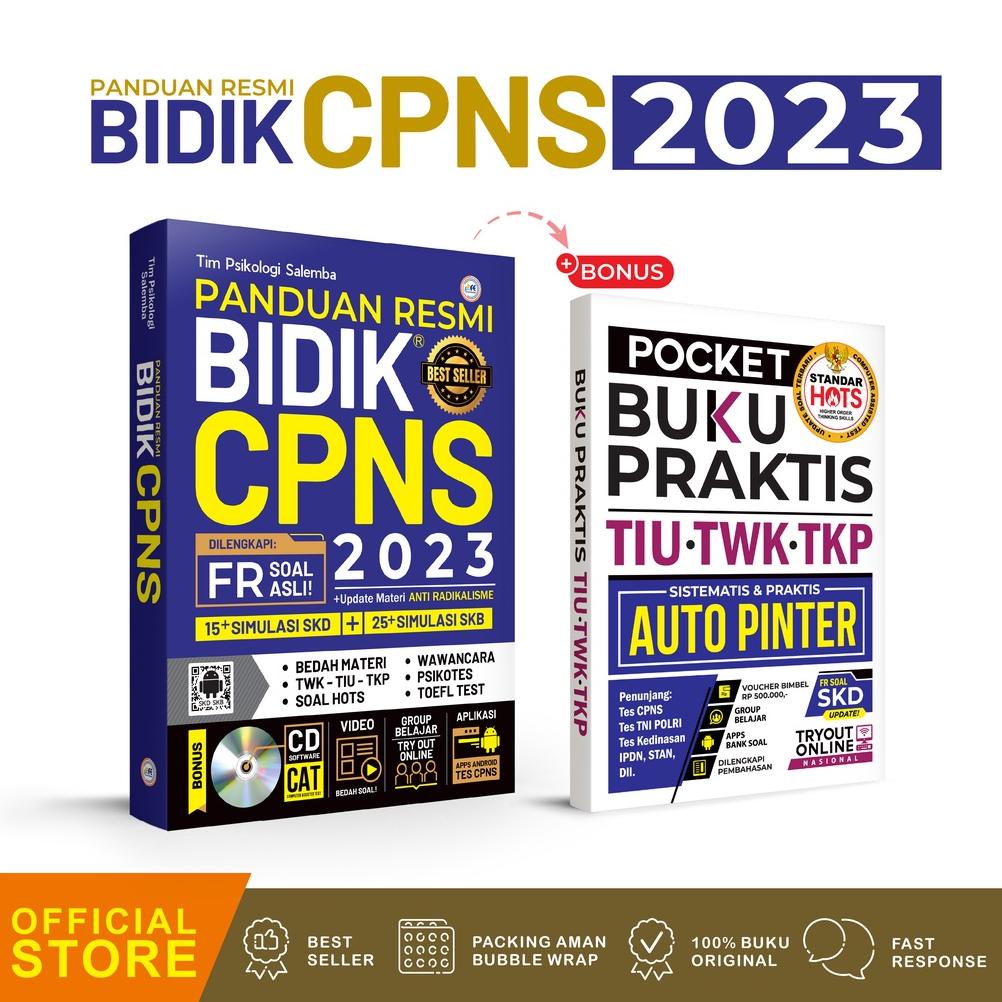 BISA COD Panduan Resmi Bidik CPNS 2023 + BONUS POCKET TIU TWK DAN TKP