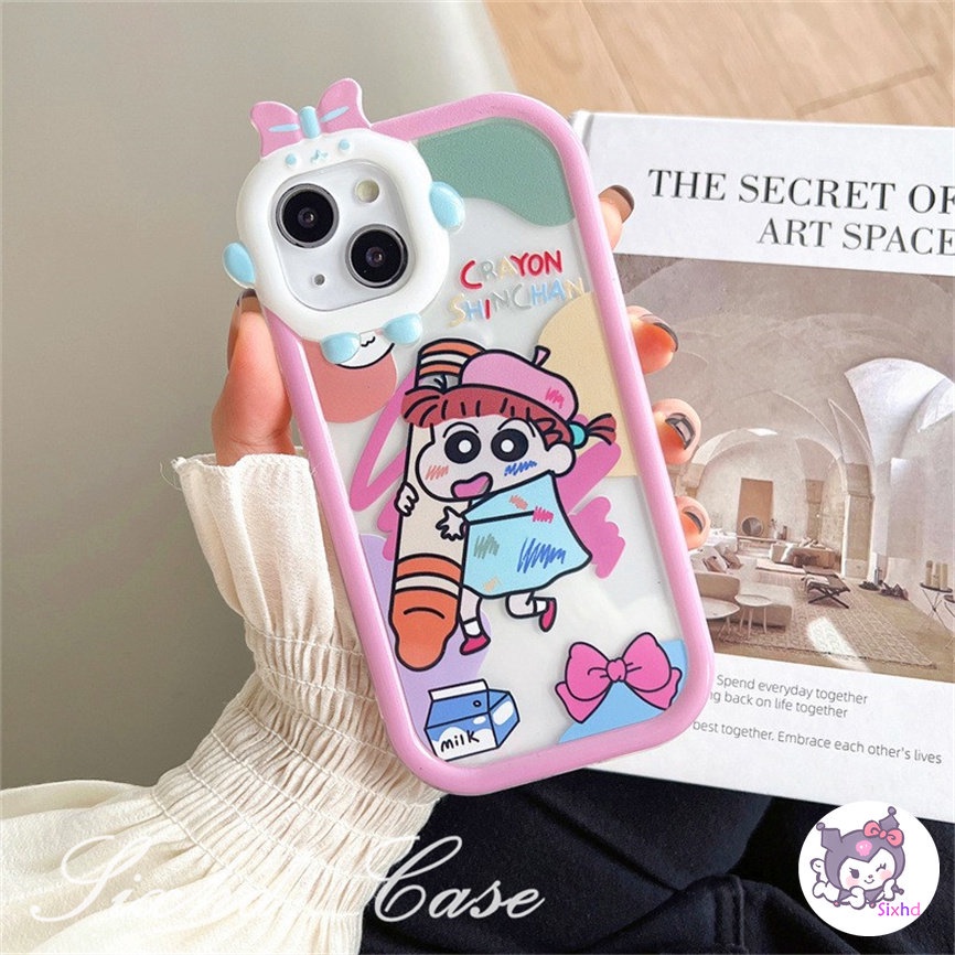 OPPO A78 A17 A57 A77s A76 A96 A16 A17K A15 A74 A54 A53 A33 A32 A31 A5 A9 A5s A3s Reno 8Z 7Z 6 A95 A94 A93 A92 A77 A52 F11 Monster Lens Casing Cute Cartoon Xiaoxin Soft Phone Case