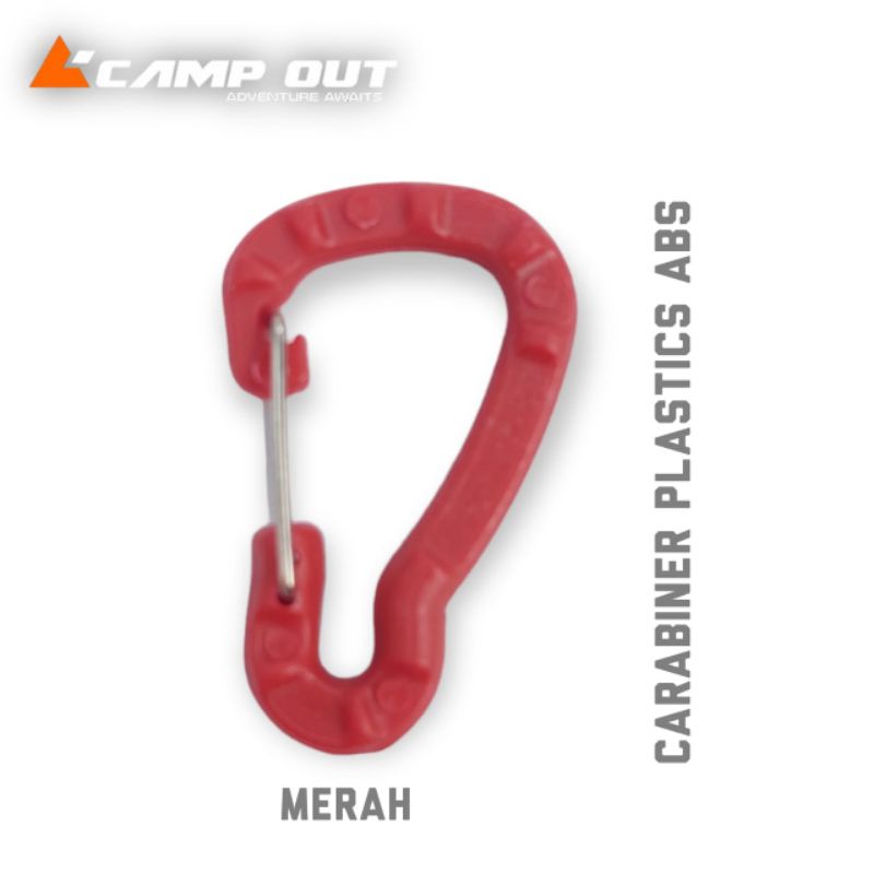 Carabiner Gantungan - Pengait Tenda Flysheet shelter Emergency - Carabiner Accessories ABS - Gantungan serbaguna - Karabiner Snap Clip