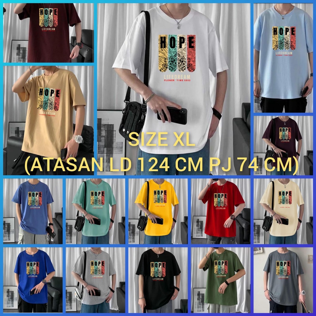 BISA COD/JHOSE/BAJU OVERSIZE HOPE/BAJU TERBARU/TERLARIS