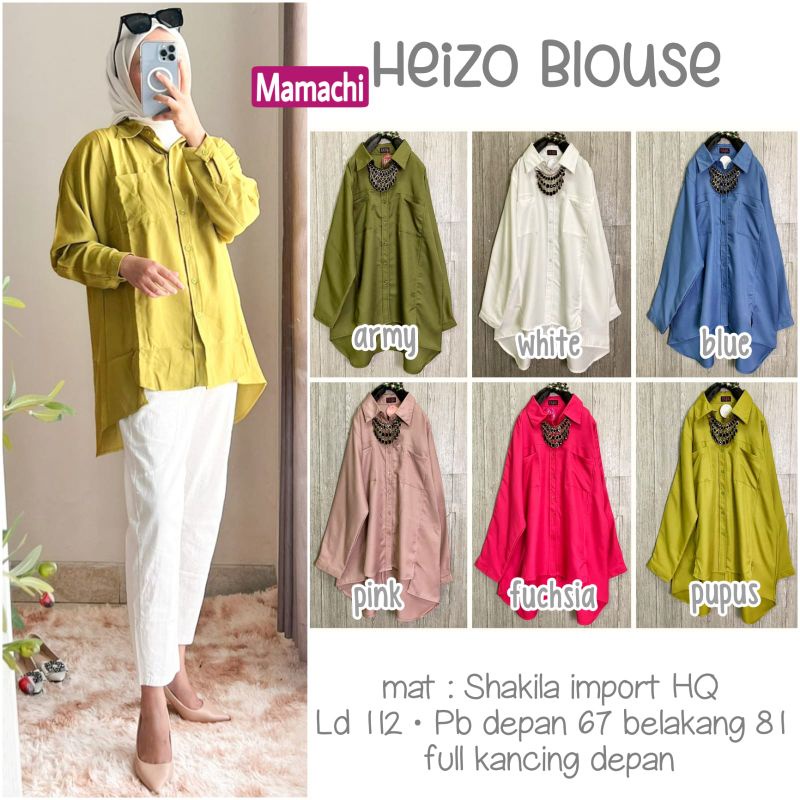 HEIZO BLOUSE ATASAN SHAKILA IMPORT MAMACHI