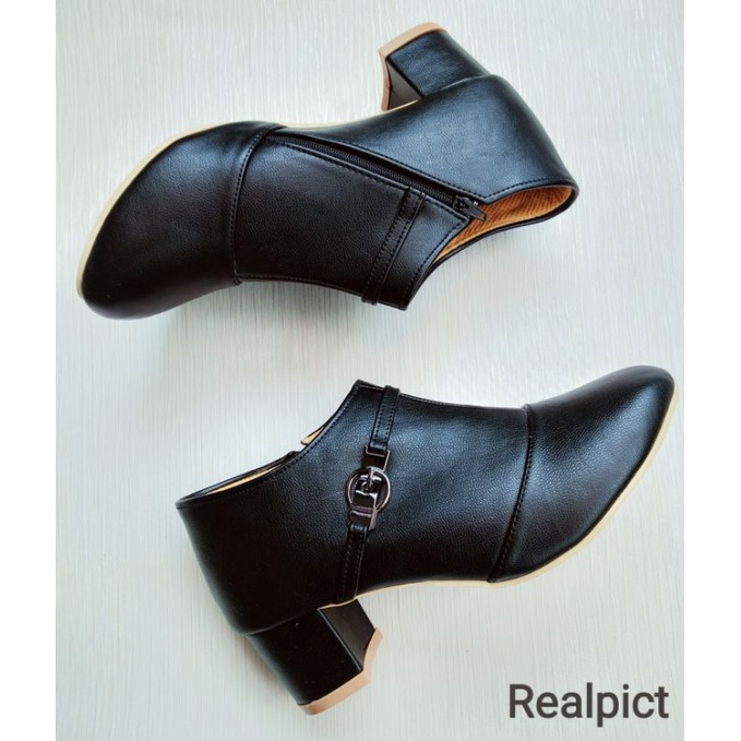 Sepatu Boots Wanita/Boots Heels Wanita 5 cm/Pantofel Wanita