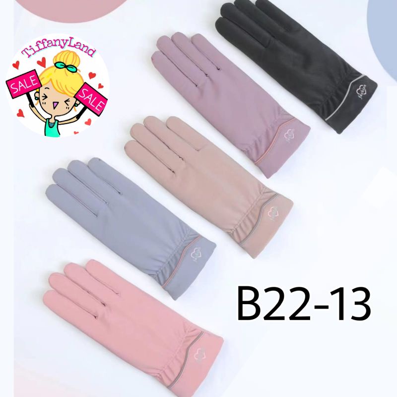 sarung tangan wanita touch screen fashion tebal B22-13