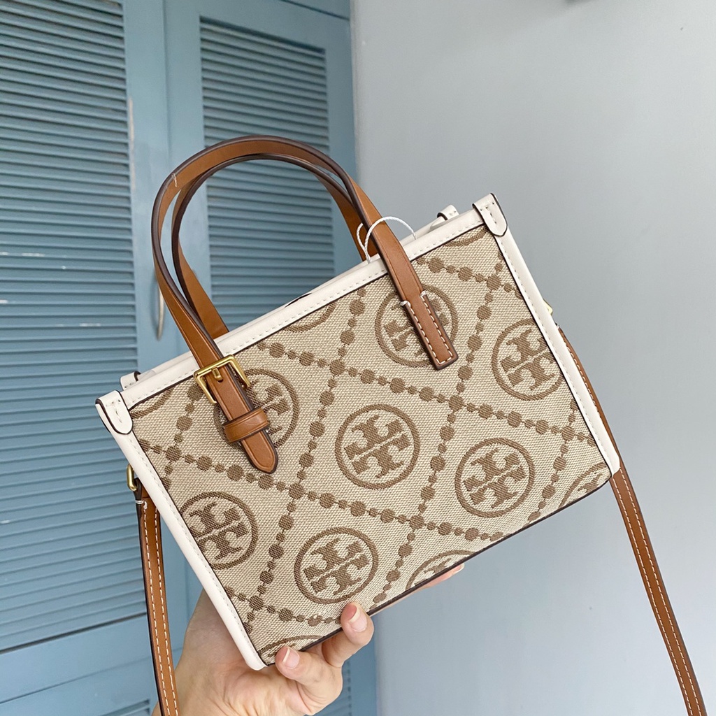 Original TB 147682 Mini Size Canvas Material Ladies Shoulder Bag Messenger Bag Tote