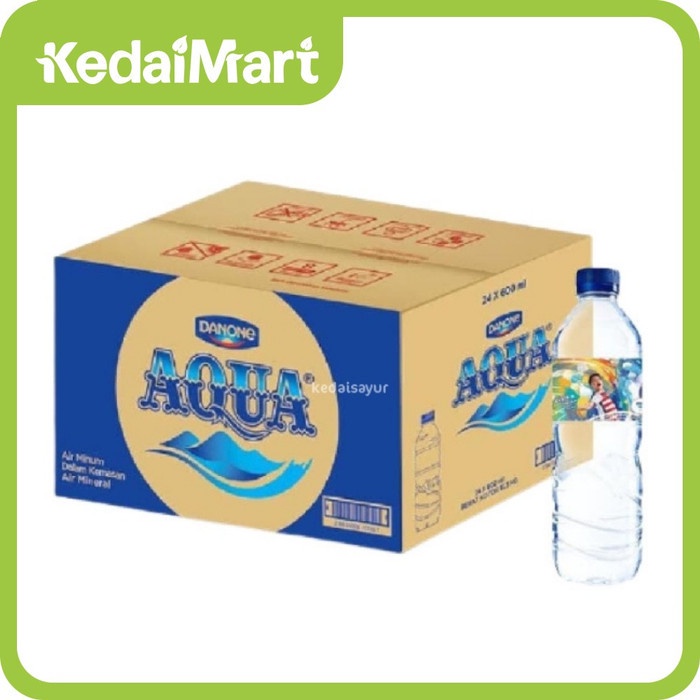 

AQUA Air Mineral 600 Ml 1 Dus Isi 24