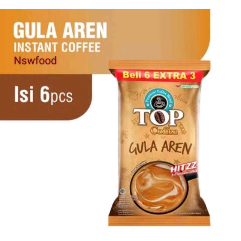 

Top Coffee gula aren isi 6pcs