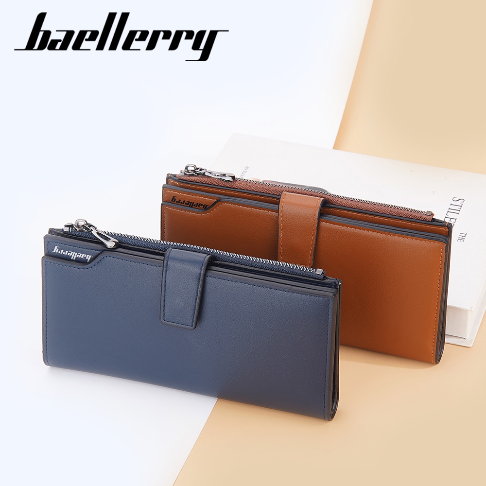 BAELLERRY N5021 Dompet Wanita Panjang Bahan Kulit PU Leather Premium WATCHKITE WKOS