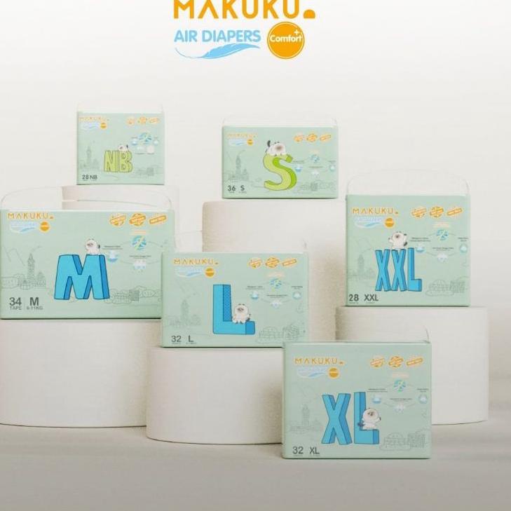 Paling Terjamin Makuku air diapers Comfort +