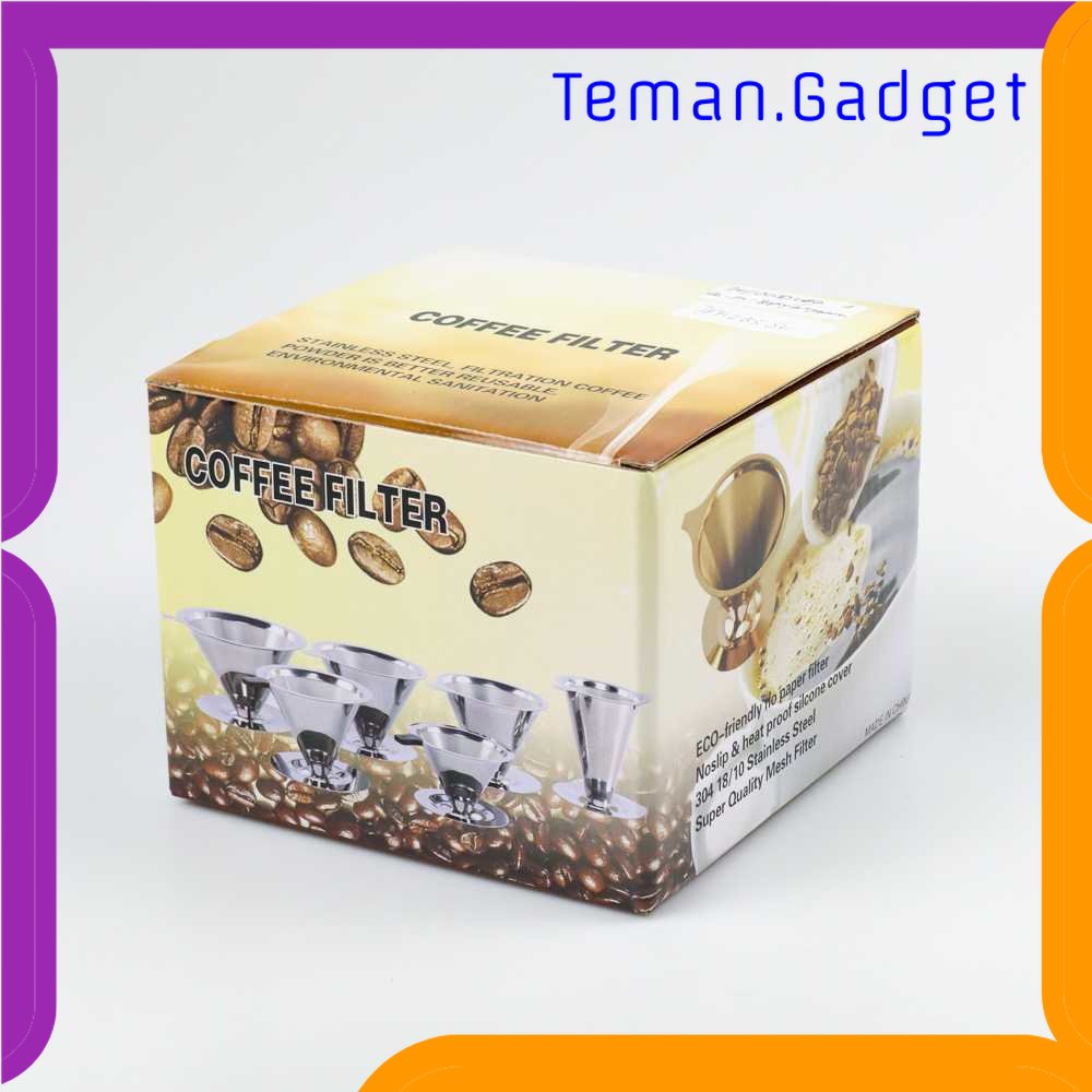 TG - DPR One Two Cups Filter Penyaring Kopi Double Layer Coffee Filter - V60