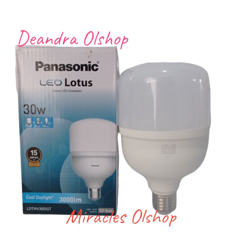 Lampu Led Panasonic 30 Watt 20 watt