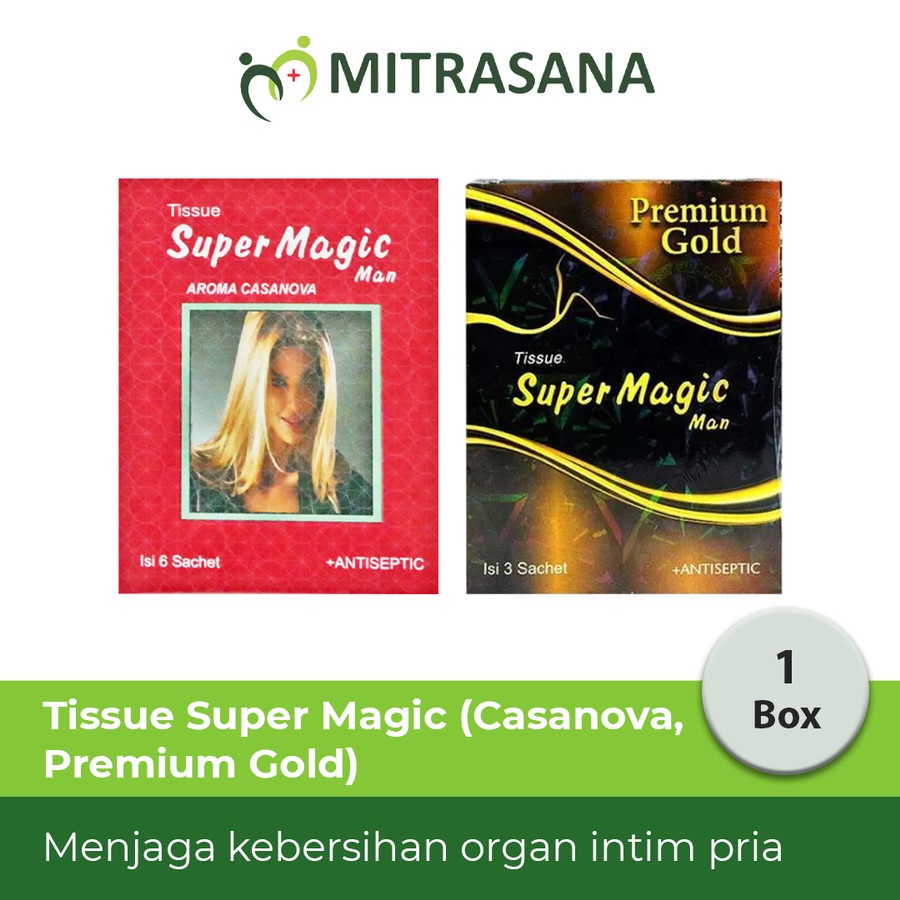 Tissue Super Magic Man - Packaging Aman