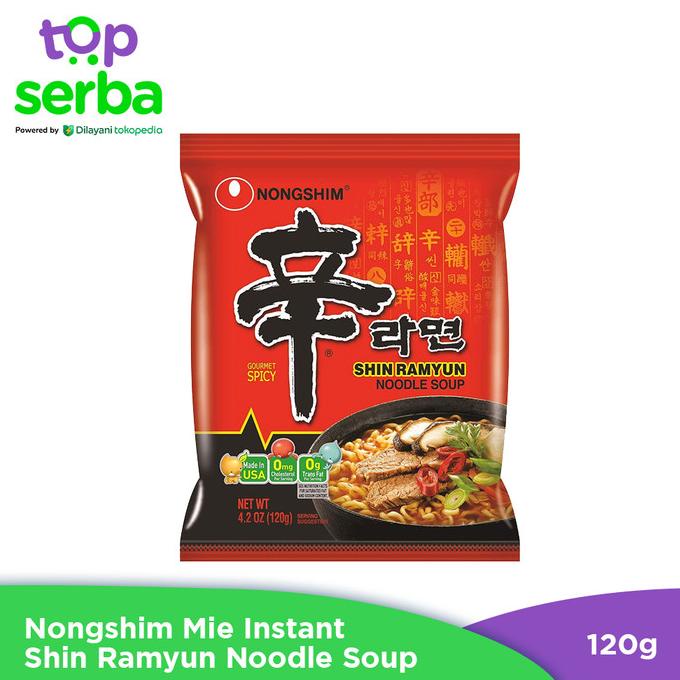 

Nongshim Mie Instant Shin Ramyun Noodle Soup 120 gr