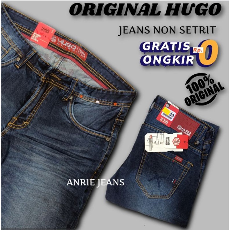 CELANA JEANS PRIA ORIGINAL HUGO GLASS