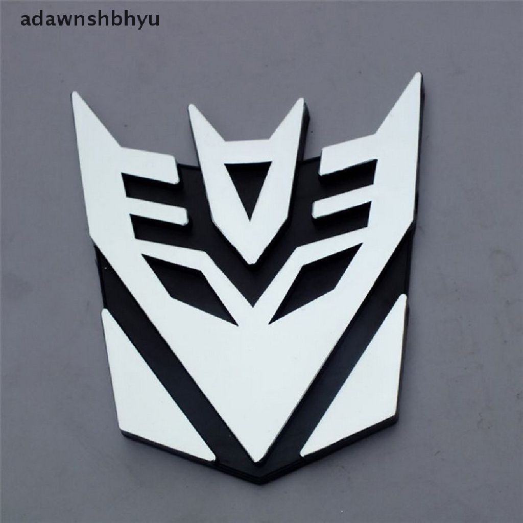 Adawnshbhyu 3D Logo Pelindung Autobot Transformers Emblem Badge Graphics Decal Stiker Mobil ID