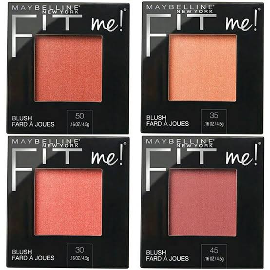 Paket Kosmetik Lengkap 11 in 1 Hemat - Paket Makeup Maybelline Fit Me - Blush On