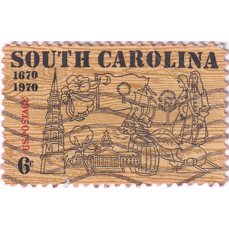 

Prangko United States 1970 - South Carolina Settlement Used