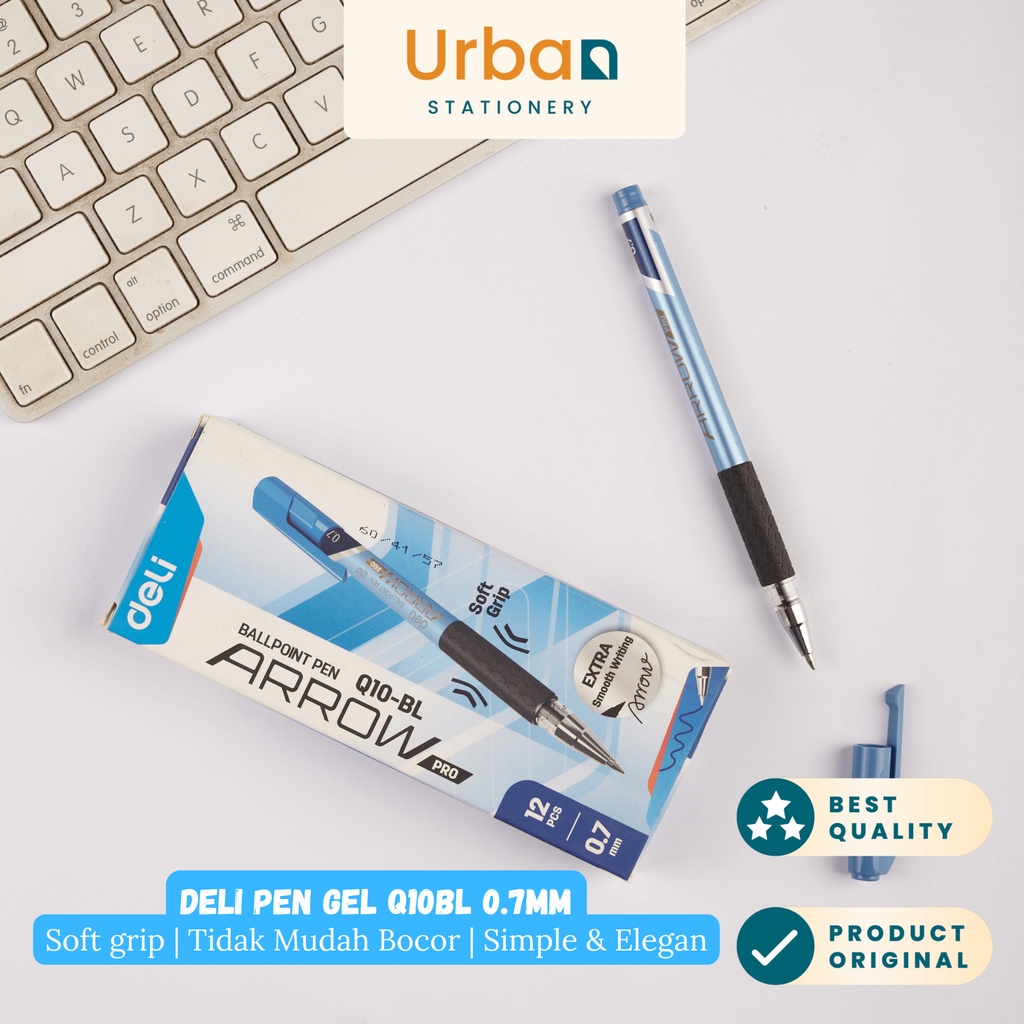 

DELI Arrow Pro Ballpoint Pen Pulpen 0.7mm Q10