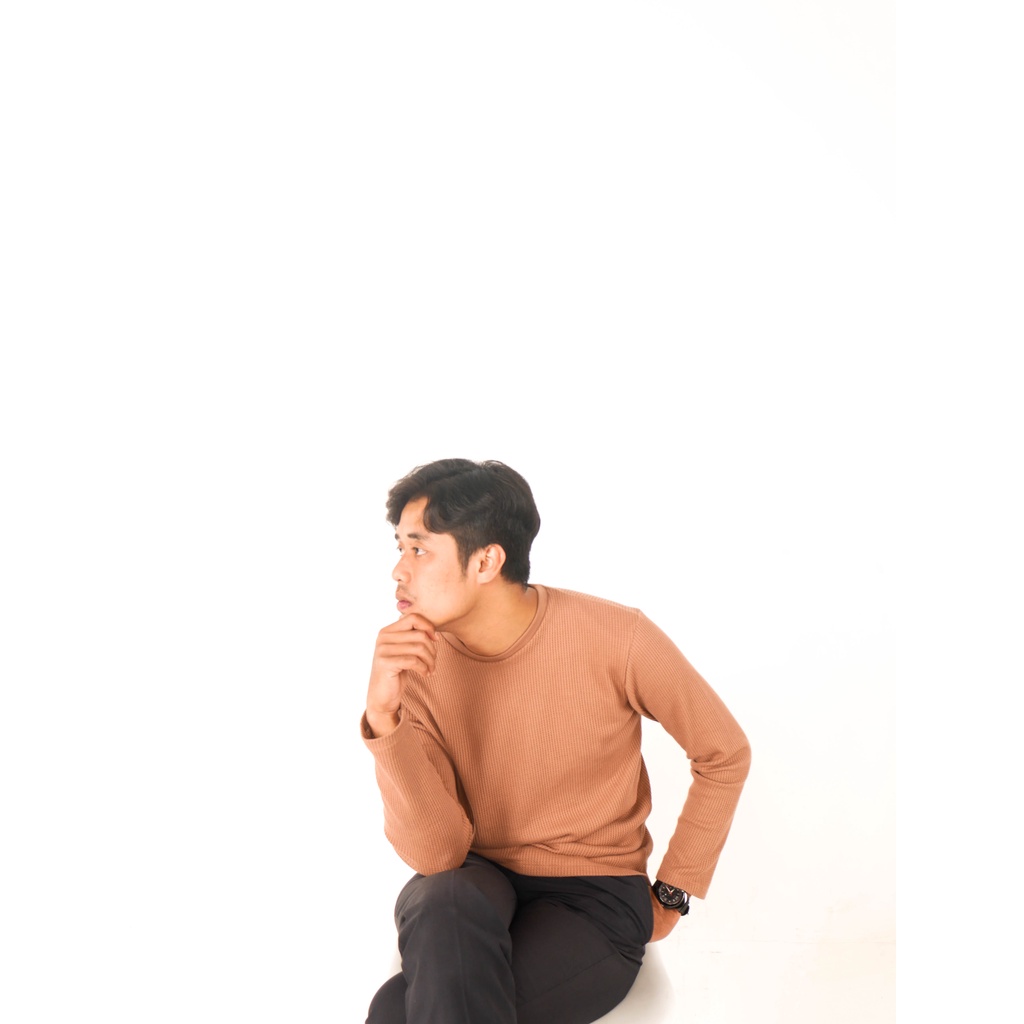 Overweld - Kaos Waffle Long Sleeve Milo | Cotton