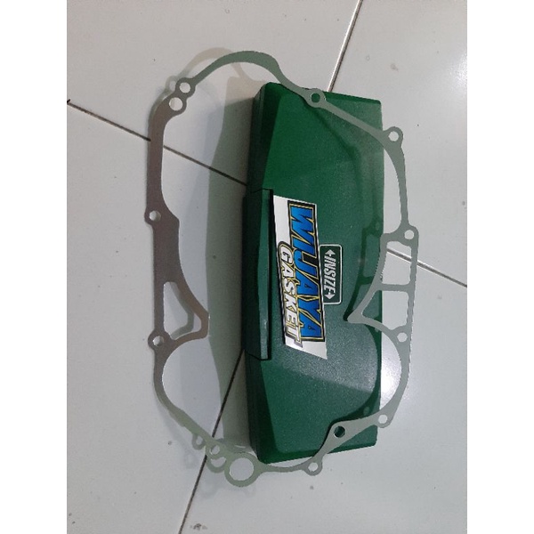 Perpak Paking gasket bak kopling kanan Ninja 2tak R RR SS Tembaga Almu Almunium