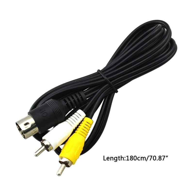 Zzz Kabel Adapter AV-Audios Video TV Komposit 1.8M Untuk Drive 1kabel RCA-Cord