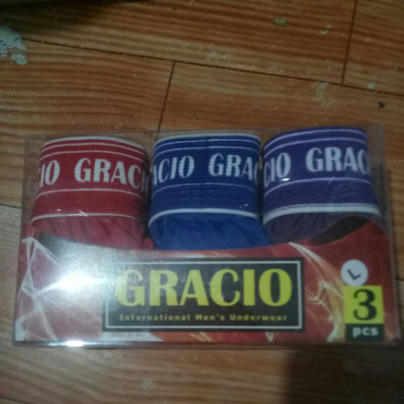 CELANA DALAM PRIA BOXER GRACIO ISI 3 PCS