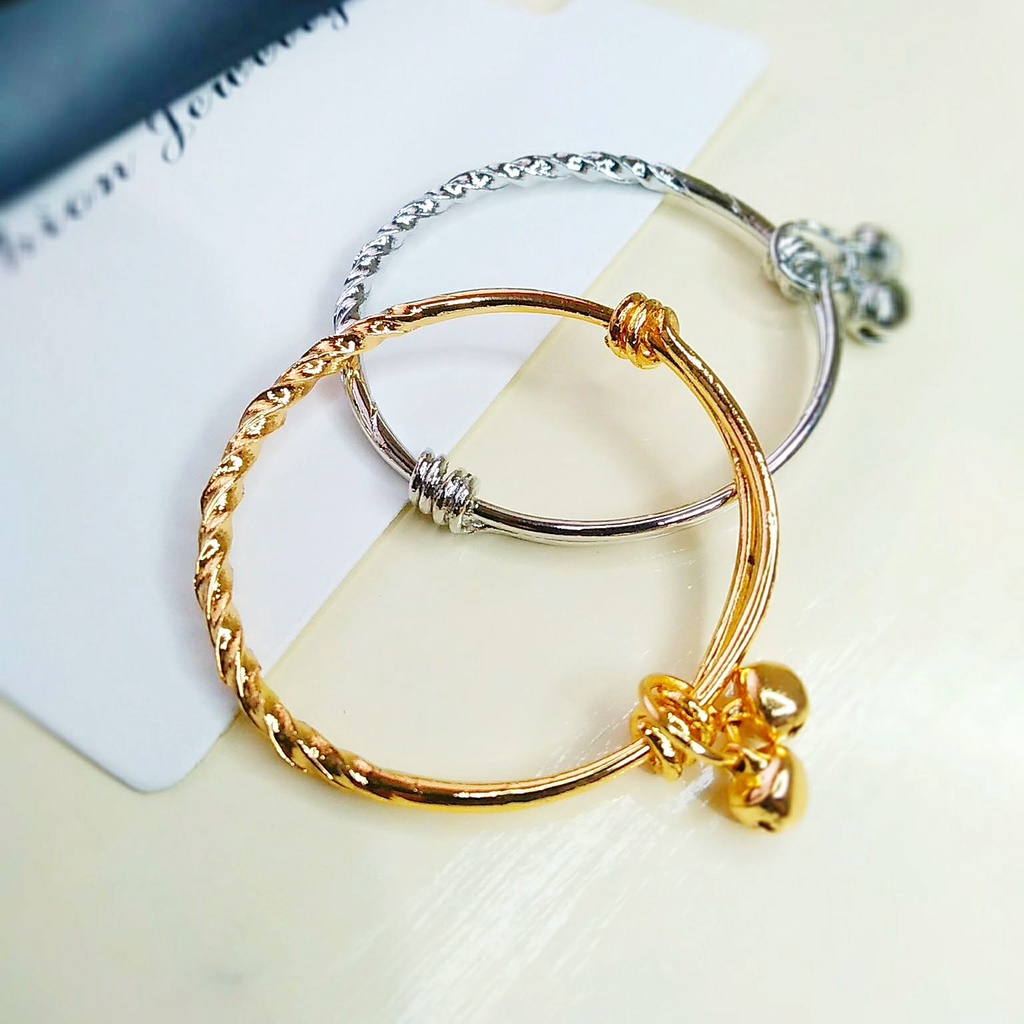 AV402 Grosir Gelang Bangle Anak Gelang Fleksibel bisa disesuaikan