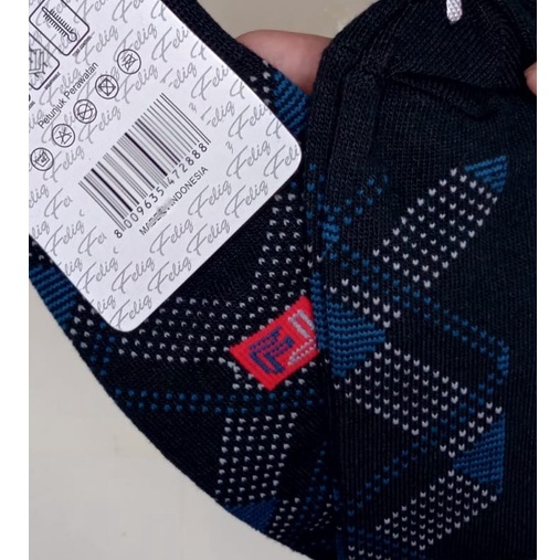 FELIQ, Kaos kaki kantoran Motif Double PE Kualitas Premium