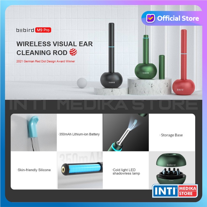 BEBIRD - PEMBERSIH TELINGA SMART KAMERA WIFI HP M9 PRO KOREK KUPING
