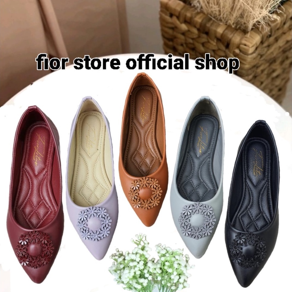 FIOR LOTUS Ballevina Pointed Toe Ballet Flat AR 15 - Fior Store