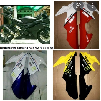 undercwol R15 V2 model R6 undercowl fairing bawaha yamaha r15 v2 model yamaha r6