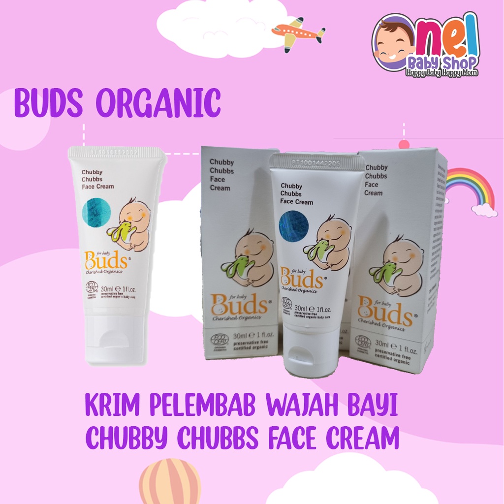 Buds Organics Chubby Chubbs Face Cream Krim Pelembab Wajah Bayi