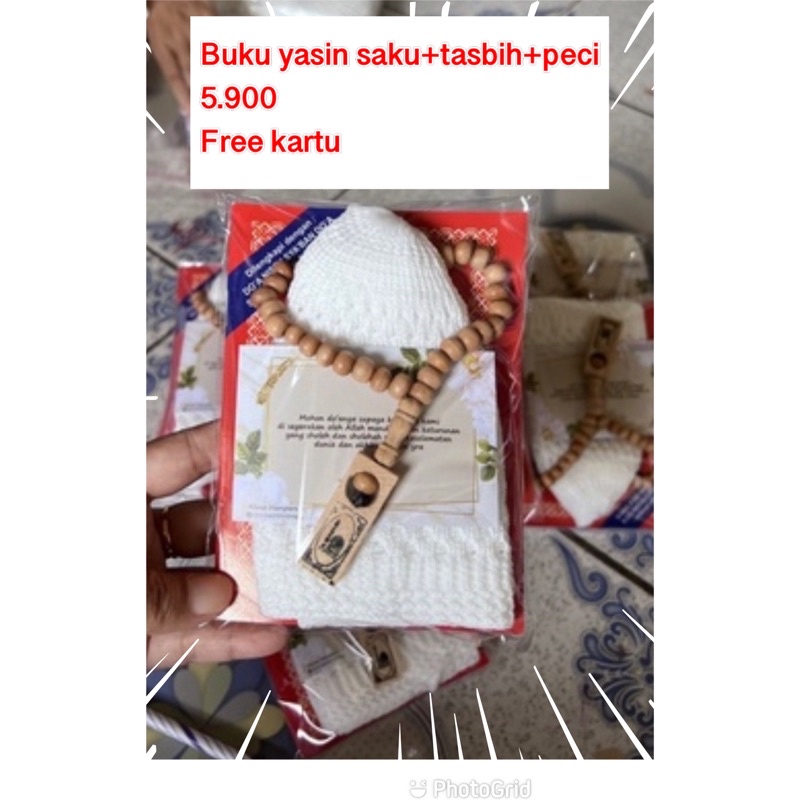 Jual Souvenir Tahlil Free Kartu Ucapan Shopee Indonesia