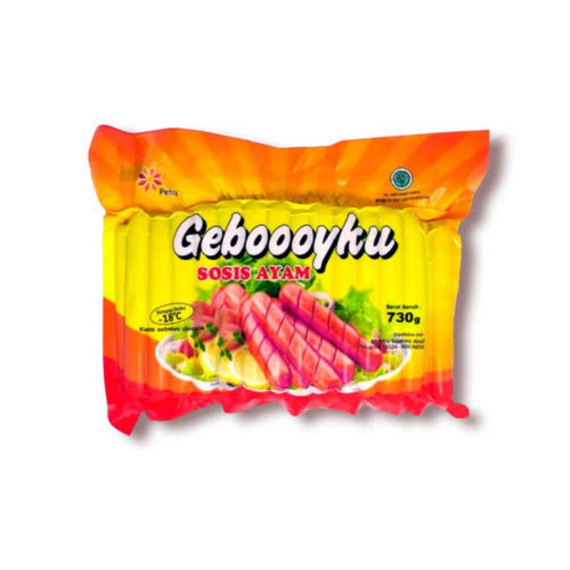 

geboyku sosis ayam 730gr 30s