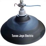 Kap Lampu (Hitam) + Fiting Gantung WD E27