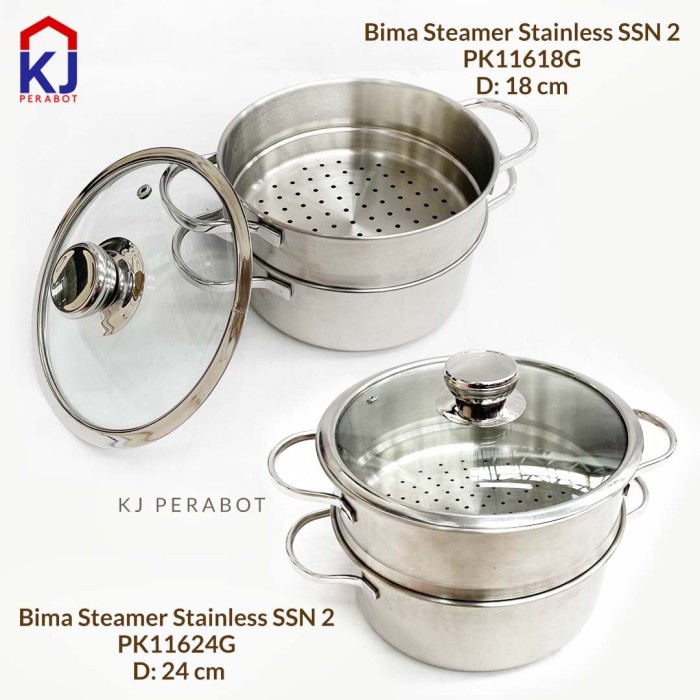 Bima Steamer Stainless Susun 2 #Original