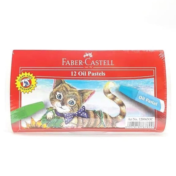 FABER-CASTELL HEXAGONAL OIL PASTELL 12/ 18/ 24W