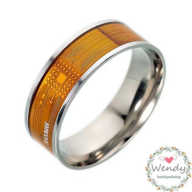 Wendy NFC Smart Chip Cincin Digital Transparan 8 Ukuran