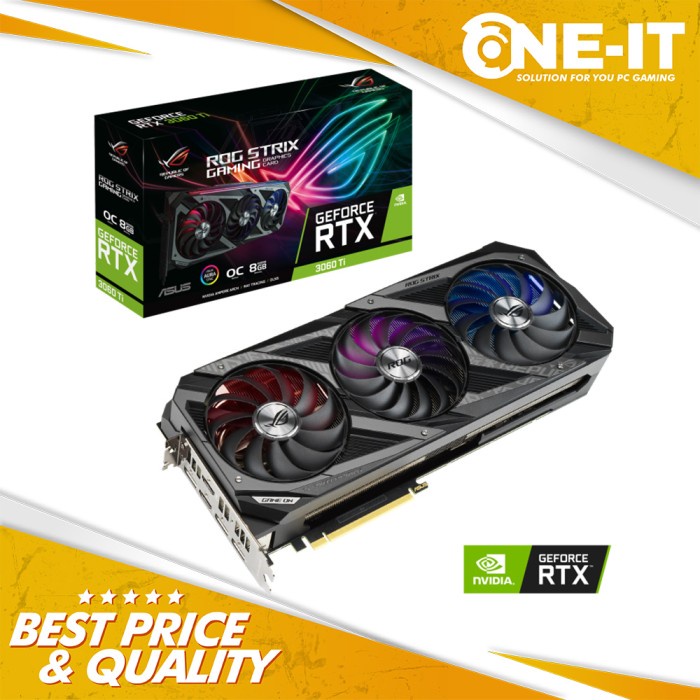 VGA ASUS ROG Strix GeForce RTX 3060 Ti V2 OC 8G 8GB GDDR6
