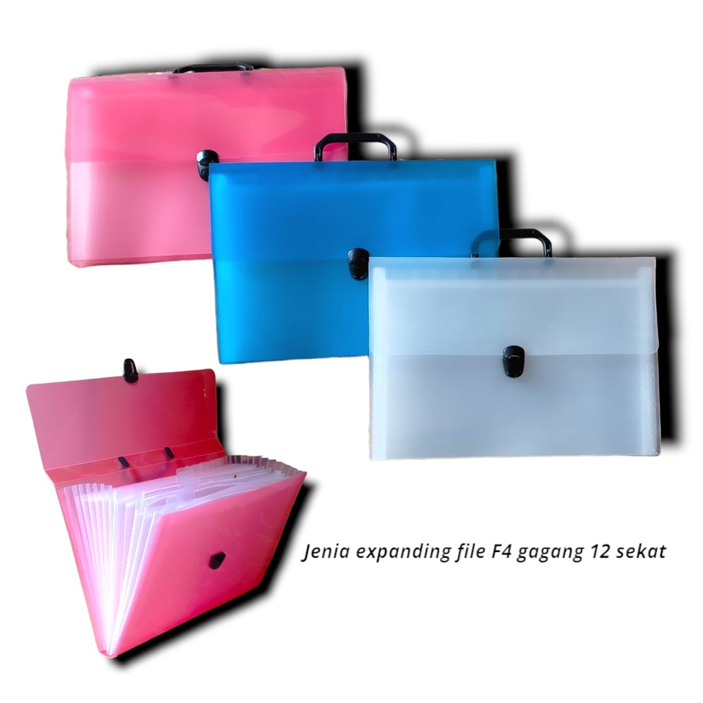 

MAP DOKUMEN 12 SEKAT EXPANDING FILE FOLIO + GAGANG PLASTIK TEBAL