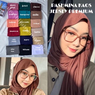 PASHMINA JERSEY SPANDEX STRETCH | Pashmina Jersey | Pashmina Turki / Pashmina Kaos Pasmina Kaos Jersey Flowy Premium Hijab rayon
