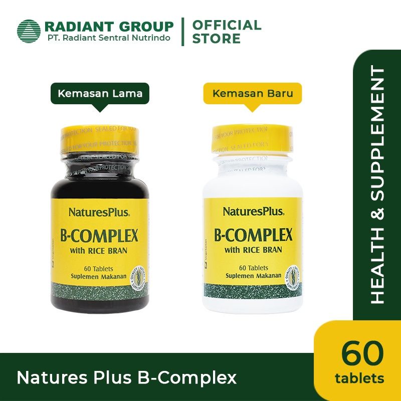 NATURE'S PLUS B-COMPLEX 60's