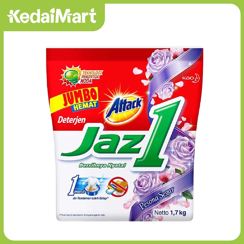 Attack Jaz1 Deterjen Semerbak Segar 1700 Gram