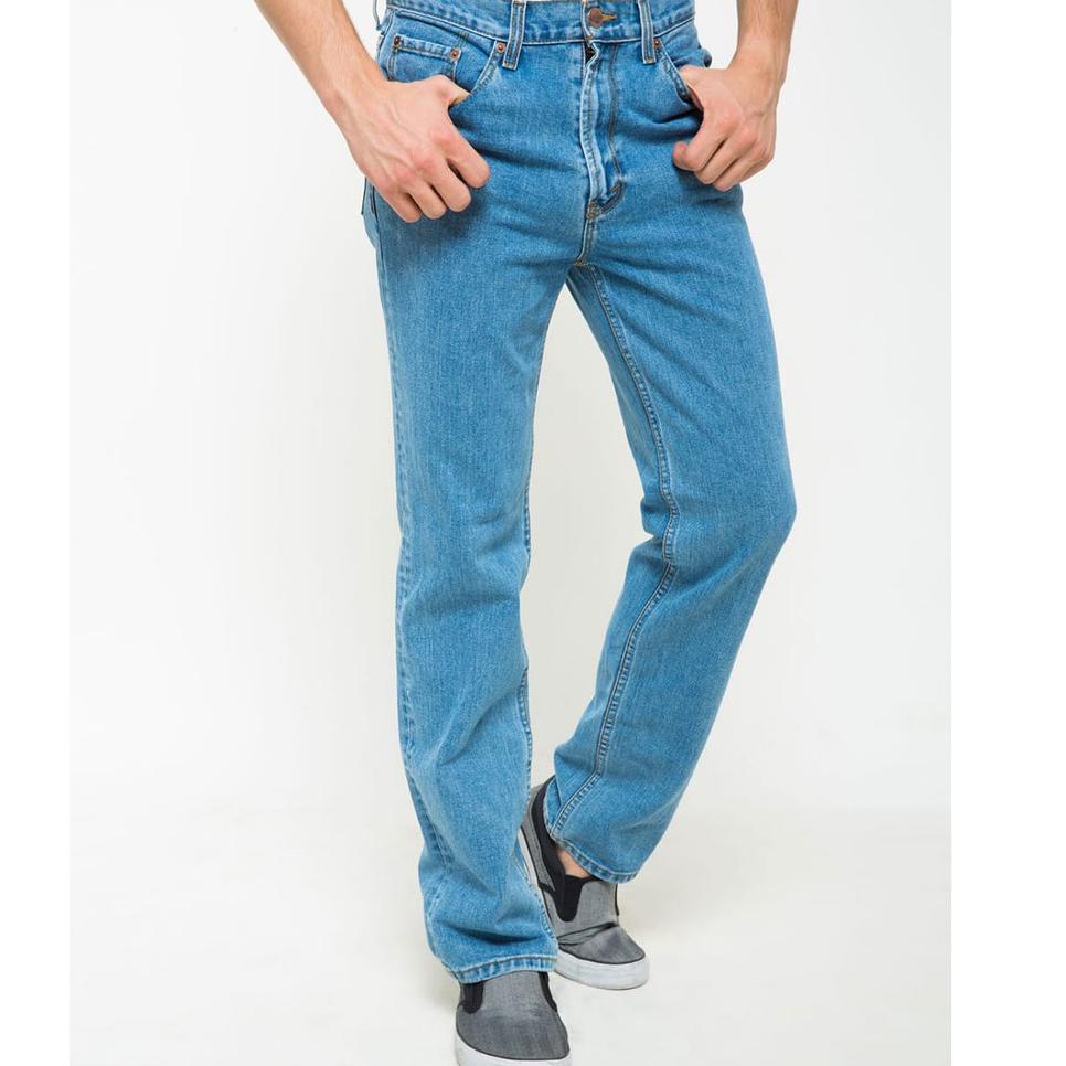 CPU.22De22ᴰ ‑ 100% GARANSI Celana Lea Panjang Pria Standar Original Denim